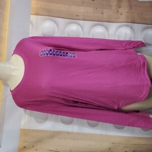 NWT Favorite Long Sleeve Pink Super Soft Tops Size XXL